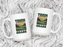 Touch Grass Mug Nature Lover Coffee Cup Go Outside Gift