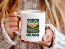 Touch Grass Mug Nature Lover Coffee Cup Go Outside Gift