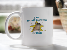 Rats Spelled Backwards is Star Mug Rat Lover Gift Wordplay Coffee Cup