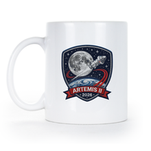 Artemis 2 Mug Back to the Moon Coffee Cup Space Journey Exploration Gift