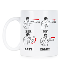 Per My Last Email Mug Funny Corporate Lingo for Coworker Coffee Cup Office Gift