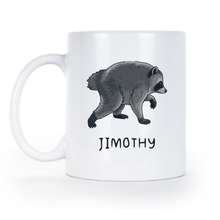 Jimothy Mug Raccoon Seattle Viral Trending Merch Famous Coffee Cup Raccoons Lover Gift