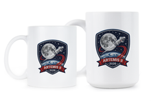 Artemis 2 Mug Back to the Moon Coffee Cup Space Journey Exploration Gift