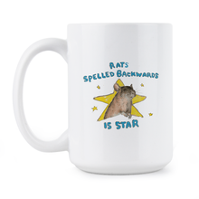 Rats Spelled Backwards is Star Mug Rat Lover Gift Wordplay Coffee Cup
