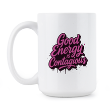 Good Energy is Contagious Mug Positive Energy Coffee Cup Vibes Gift