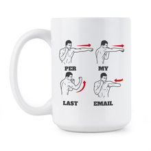 Per My Last Email Mug Funny Corporate Lingo for Coworker Coffee Cup Office Gift