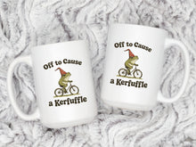 Off to Cause a Kerfuffle Mug Frog Coffee Cup