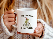 Off to Cause a Kerfuffle Mug Frog Coffee Cup