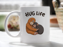 Punch Monkey Mug Panchi-Kun Cute Baby Panchi Kun Gift Japanese Macaque Hug Coffee Cup