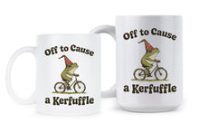 Off to Cause a Kerfuffle Mug Frog Coffee Cup