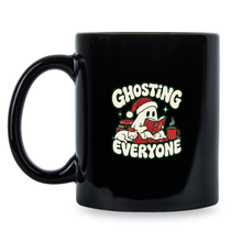 Ghosting Everyone Christmas Mug Funny Ghost Introvert Humor Coffee Cup