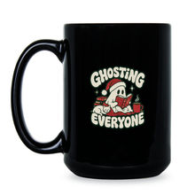 Ghosting Everyone Christmas Mug Funny Ghost Introvert Humor Coffee Cup