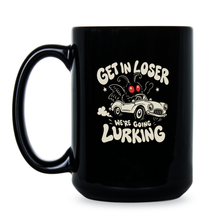 Get in Loser We’re Going Lurking Mothman Mug Funny Moth Coffee Cup