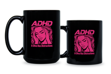ADHD a Diva has Distractions Mug Sassy Glam Chaotic Humor Coffee Cup