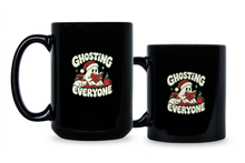 Ghosting Everyone Christmas Mug Funny Ghost Introvert Humor Coffee Cup