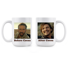 Pedro Pascal Nicolas Cage Mug Before Cocoa After Cocoa Coffee Cup