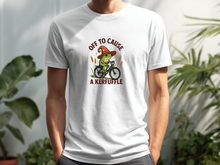 Off to Cause a Kerfuffle Shirt Frog T-Shirt