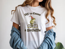 Off to Cause a Kerfuffle Shirt Frog T-Shirt