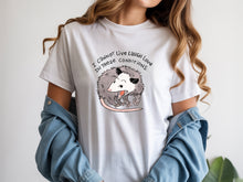 I Cannot Live Laugh Love in These Conditions T‑Shirt – Funny Opossum Meme Tee, Feral Girl Humor Shirt for Anxious Millennials, Casual Graphic Top for Women and Men