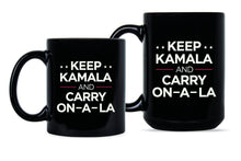 Keep Kamala and Carry On a la Mug Harris Coffee Cup