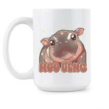 Moo Deng Mug Baby Hippo Cute Coffee Mug Hippopotamus Merch