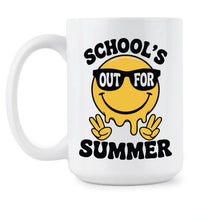 Schools Out for Summer Mug Cute Teacher Student Coffee Cup Gifts