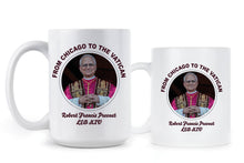 Pope Leo XIV Mug Robert Francis Prevost From Chicago to the Vatican Coffee Cup