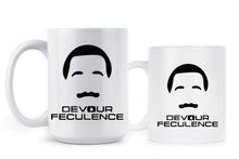 Devour Feculence Mug Mr Milchick Coffee Cup Mustache
