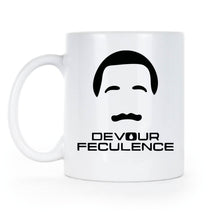 Devour Feculence Mug Mr Milchick Coffee Cup Mustache