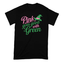 Pink Goes Good with Green Shirt Elphaba Glinda Merch
