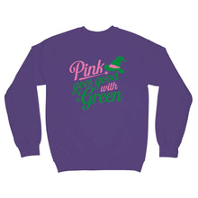 Pink Goes Good with Green Sweatshirt Elphaba Glinda Sweater