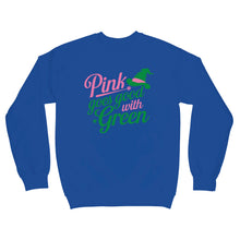 Pink Goes Good with Green Sweatshirt Elphaba Glinda Sweater