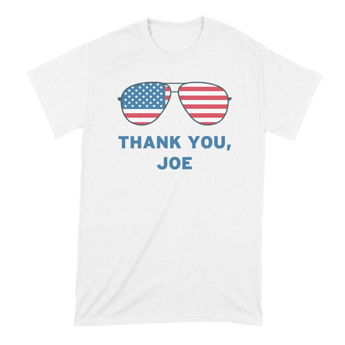 Thank You Joe Shirt President Biden Tshirt Democrat T Shirts Aviators T-Shirt