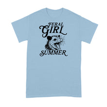 Feral Girl Summer Shirt Possum Tshirt Funny Opossum T-Shirt for Women