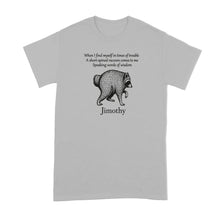 Jimothy Shirt Racoon Raccoon Tshirt Funny Let It Be Pun Lyrics Merch