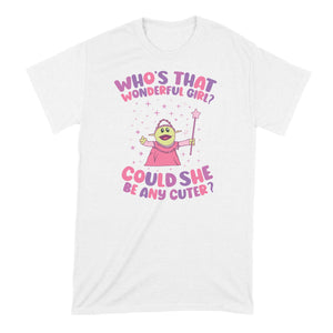 Whos That Wonderful Girl Shirt Mona Could She Be Any Cuter Tshirt Who’s Meme T