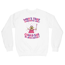 Whos That Wonderful Girl Sweatshirt Mona Could She Be Any Cuter Sweater Who’s Meme