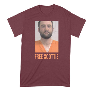 Free Scottie Shirt Scheffler Mugshot Tshirt Funny Golf Tshirts