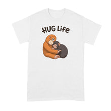 Punch Monkey Shirt Panchi-Kun Tshirt Japanese Macaque Cute Panchi Kun Hug T-Shirt