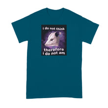 I Do Not Think Therefore I Do Not Am Shirt Funny Possum Tshirt Opossum Lover