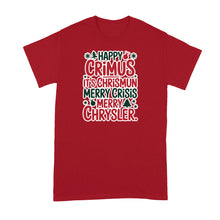 Happy Crimus Shirt Merry Crisis It’s Chrismun Tshirt Funny Xmas Quote T-Shirt