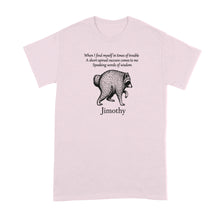 Jimothy Shirt Racoon Raccoon Tshirt Funny Let It Be Pun Lyrics Merch