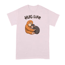 Punch Monkey Shirt Panchi-Kun Tshirt Japanese Macaque Cute Panchi Kun Hug T-Shirt