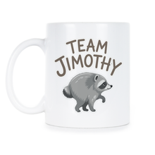 Team Jimothy Mug Raccoon Seattle Viral Famous Coffee Cup Cute Raccoons Lover Gift