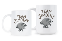 Team Jimothy Mug Raccoon Seattle Viral Famous Coffee Cup Cute Raccoons Lover Gift
