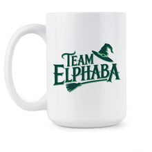 Elphaba Mug Team Pink Goes Good With Green Glinda Coffee Cup Witch Gift Musical Movie