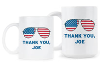 Thank You Joe Mug President Biden Coffee Cup Aviators Democrat Gifts