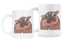 Moo Deng Mug Baby Hippo Cute Coffee Mug Hippopotamus Merch