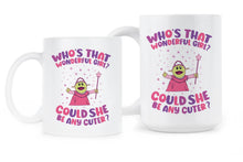 Whos that Wonderful Girl Mug Mona Could She Be Any Cuter Nanalan Coffee Cup Who’s Meme Mugs