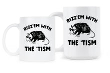 Rizz Em with the Tism Mug Rizz'em Possum Coffee Cup